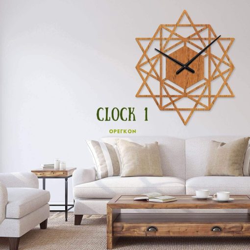 Ρολόι τοίχου  εσωτερικού χώρου ξύλινο clock1massdeco
