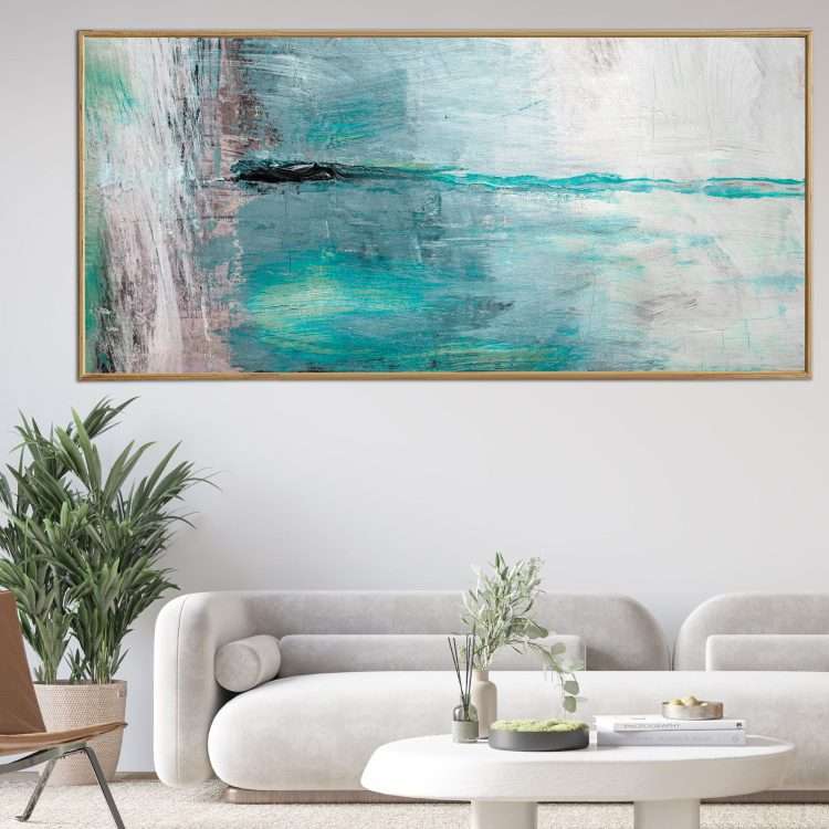 Πίνακας σε Plexiglass με Θέμα "Θάλασσα" σε ξύλινη Κορνίζα-Massdeco